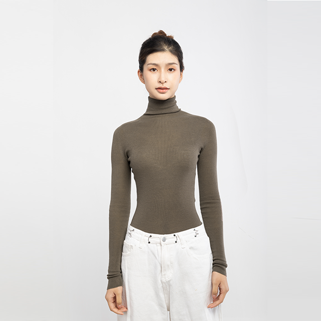 Winter Women Colourful Cashmere Wool Sweater