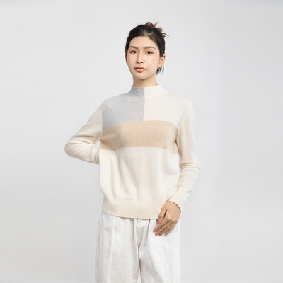 100% Cashmere Thick Wool Sweater for Women