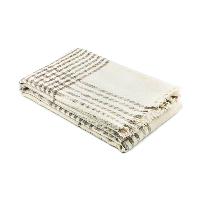 80%wool 20%acrylic Soft Embroidered Blanket