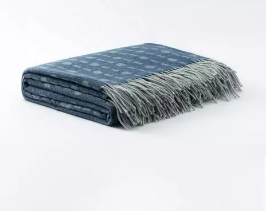 pure Heavy Embroidered Wool Shawl